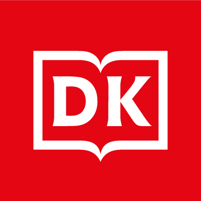 Logo DK Verlag weiß auf rot